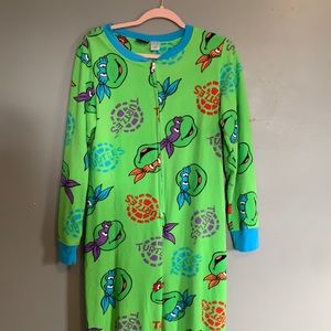 Adult TMNT Footie Pajamas